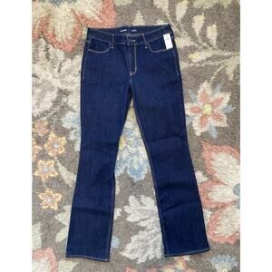 NEW Old Navy Jeans Womens Size 6 Mid-Rise Bootcut Normcore Dark Wash Denim Pants